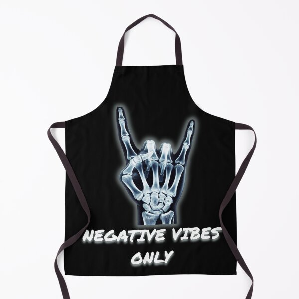 Item preview, Negative Vibes Only - Skeleton Rock Hand X-Ray designed and sold by JonyDG.