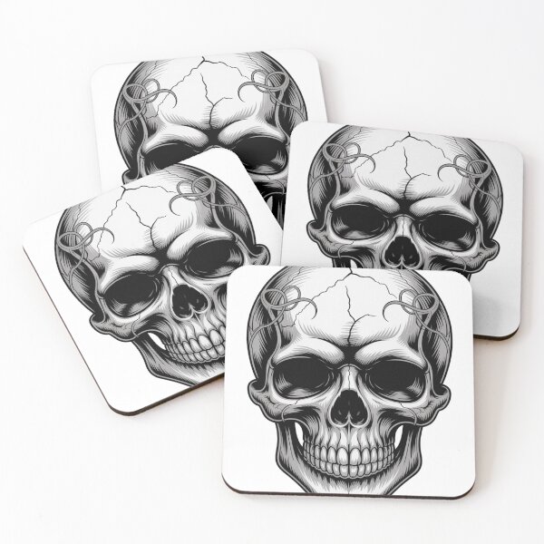 Item preview, Gothic Skull Illustration designed and sold by Mystic Wild Studio.