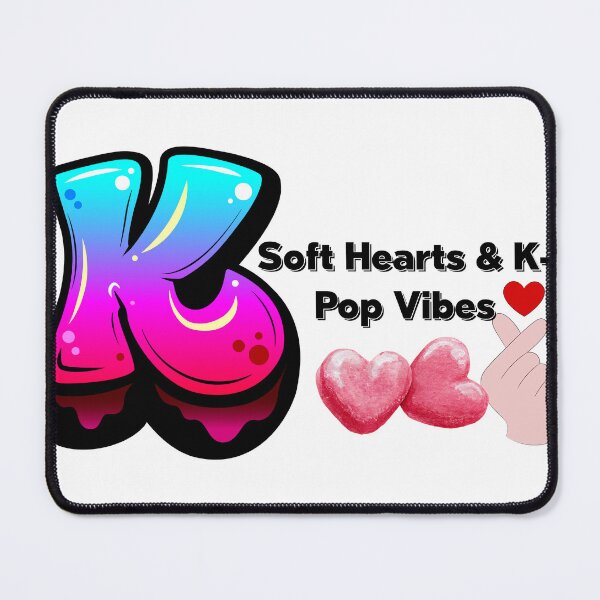 Item preview, Soft heart -kpop vibes Cute K-Pop Valentine Aesthetic Design designed and sold by byafrilaence.