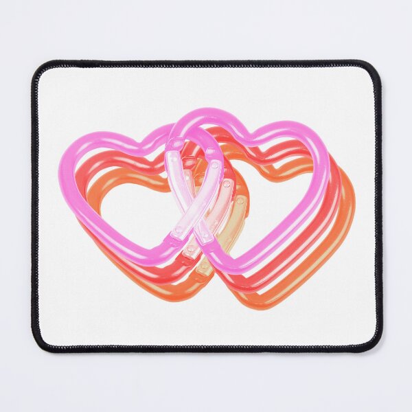 Item preview, lesbian heart carabiner designed and sold by artshlyn.