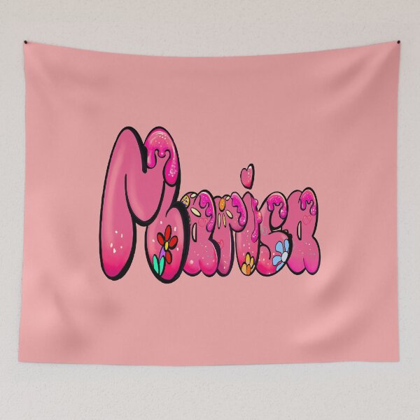Item preview, Marisa popular girls and women personalized custom name in pink designed and sold by Artonmytee.