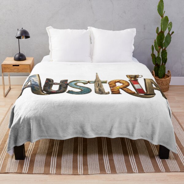 Item preview, Austria Typography Art – Cultural Landmarks & Traditions designed and sold by VladisWorld.