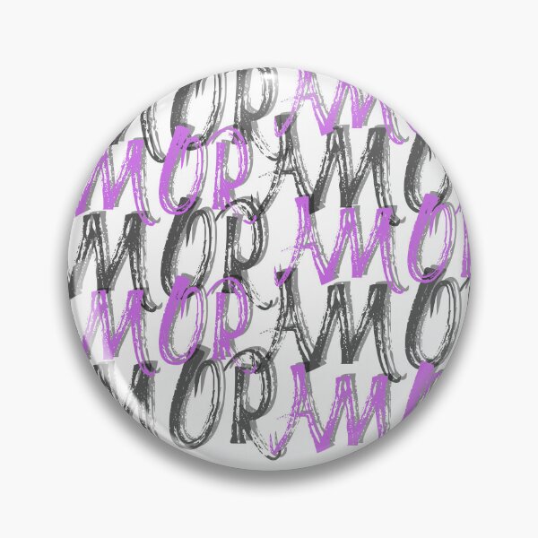 Item preview, AMOR Typography Valentine Design – Modern Love Aesthetic Pink Purple Text Art designed and sold by 9morethan9®.