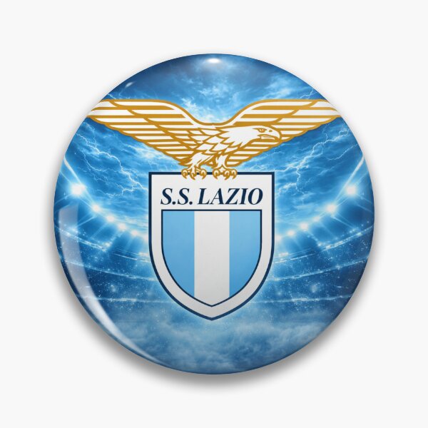 Item preview, Lazio Inspired Football Crest – Sky Blue Eagle Italian Soccer Fan Art designed and sold by RAVisuals.