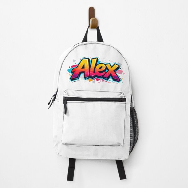 Item preview, Alex name logo in colorful street art graffiti style designed and sold by SparkleVibes.