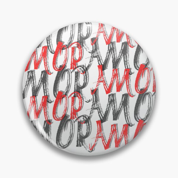 Item preview, AMOR Typography Valentine Design – Modern Love Aesthetic Pink Purple Text Art designed and sold by 9morethan9®.