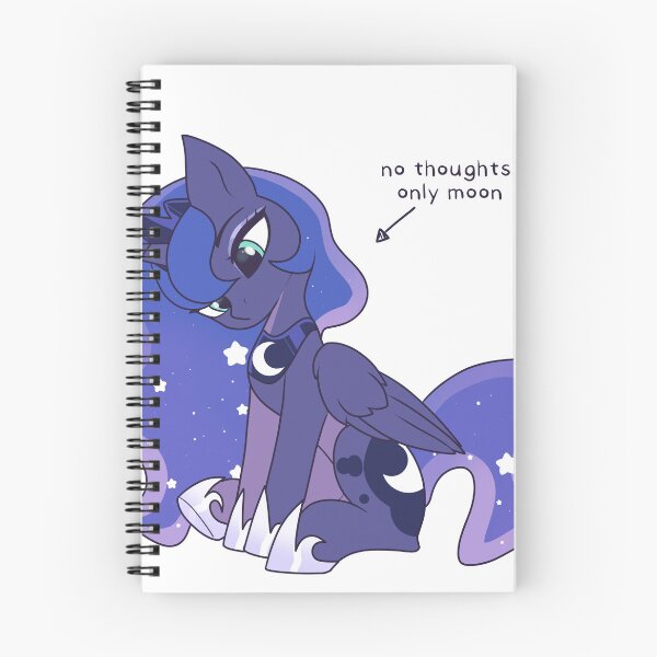 Item preview, No thoughts - Princess Luna designed and sold by Nnaly.