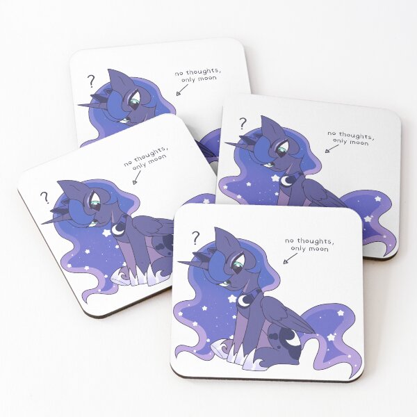 Item preview, No thoughts - Princess Luna designed and sold by Nnaly.
