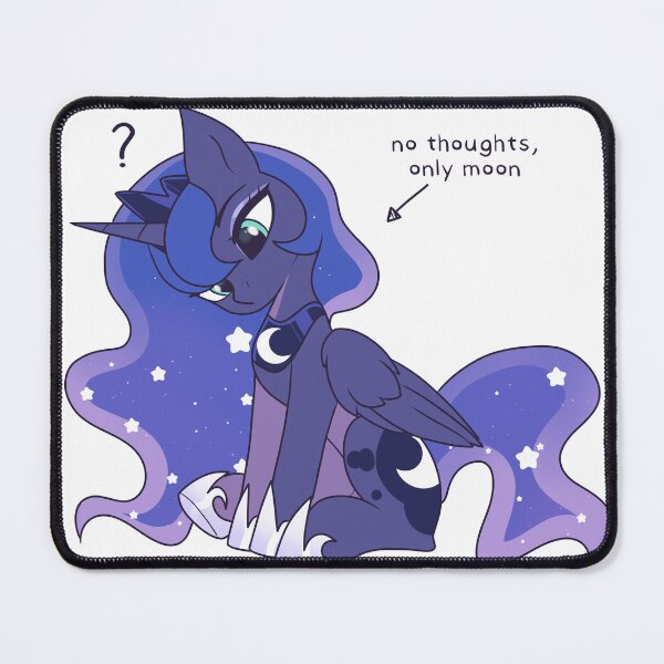 Item preview, No thoughts - Princess Luna designed and sold by Nnaly.