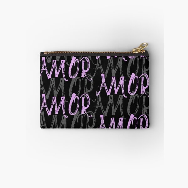 Item preview, AMOR Typography Valentine Design – Modern Love Aesthetic Pink Purple Text Art designed and sold by 9morethan9®.