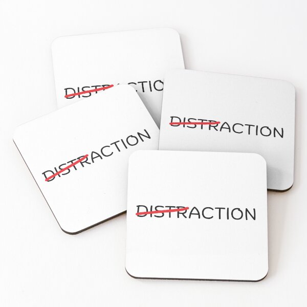 Item preview, Distraction Crossed Out – Stay Focused designed and sold by M21M-SHOP.