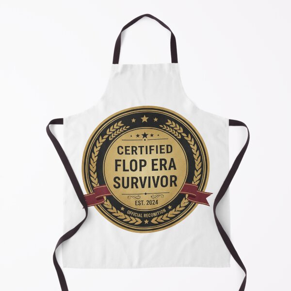 Item preview, Certified Flop Era Survivor Funny Sticker - Millennial Gen Z Humor Failure Badge Life Joke designed and sold by RealVibeVault.