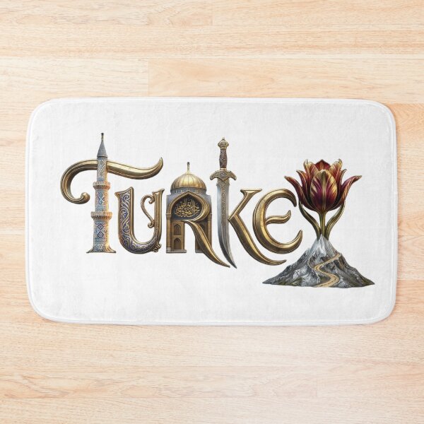 Item preview, Turkey Typography Art – Heritage, Faith & Landscapes designed and sold by VladisWorld.