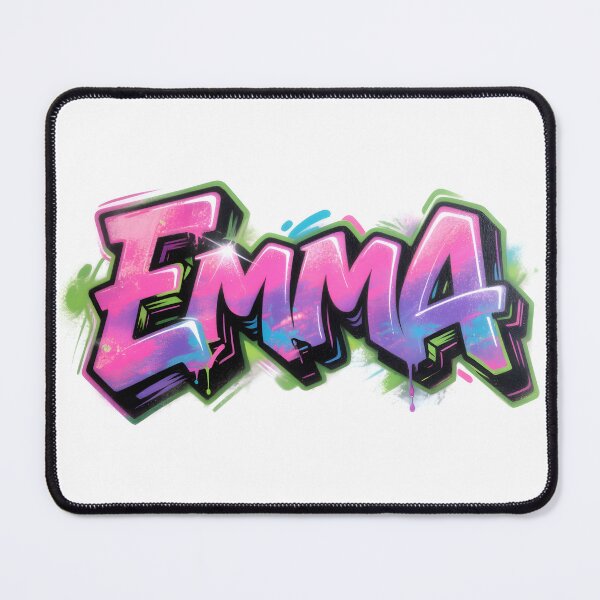 Item preview, Emma name logo in colorful street art graffiti style designed and sold by SparkleVibes.