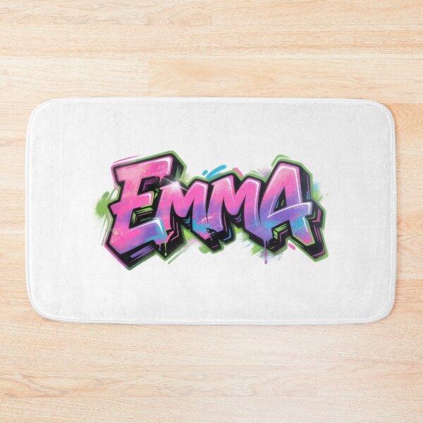 Item preview, Emma name logo in colorful street art graffiti style designed and sold by SparkleVibes.