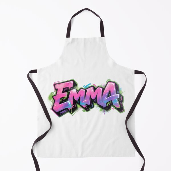 Item preview, Emma name logo in colorful street art graffiti style designed and sold by SparkleVibes.