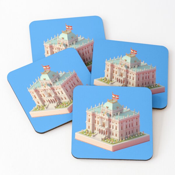 Item preview,  Royal Palace Label – Austria Flag Minimal Art , designed and sold by PaintMeWorld.