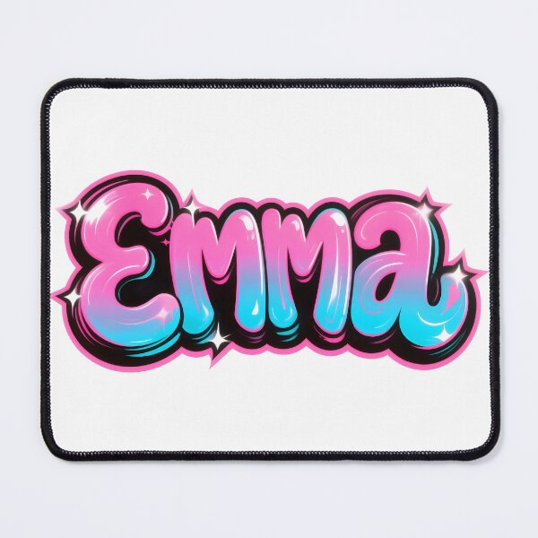Item preview, Emma name logo in colorful street art graffiti style designed and sold by SparkleVibes.
