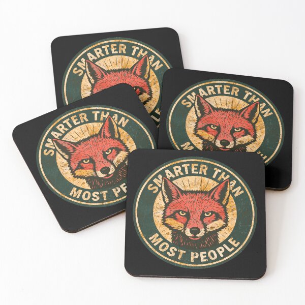Item preview, Fox Smart People designed and sold by Degenerate Scum.