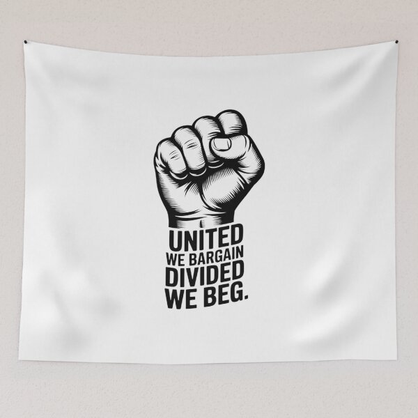 Item preview, United We Bargain Divided We Beg designed and sold by ZIZZO 22.