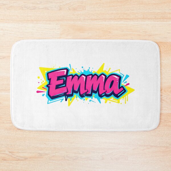 Item preview, Emma name logo in colorful street art graffiti style designed and sold by SparkleVibes.