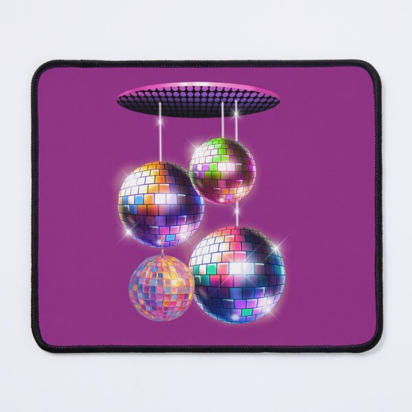 Item preview, Colorful Disco Balls Cluster – Retro Neon Party Sparkle designed and sold by SolutionsArt.