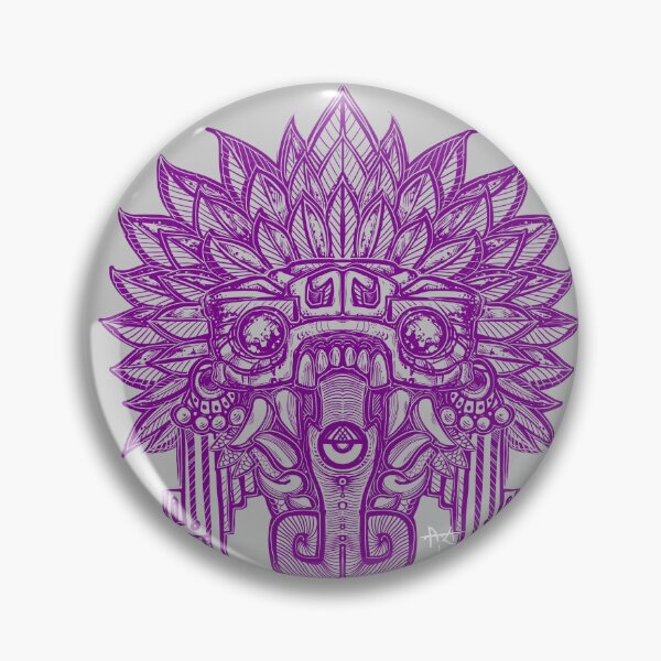 Item preview, Quetzalcoatl tongue purple designed and sold by UrielCalavera.