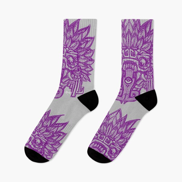 Item preview, Quetzalcoatl tongue purple designed and sold by UrielCalavera.