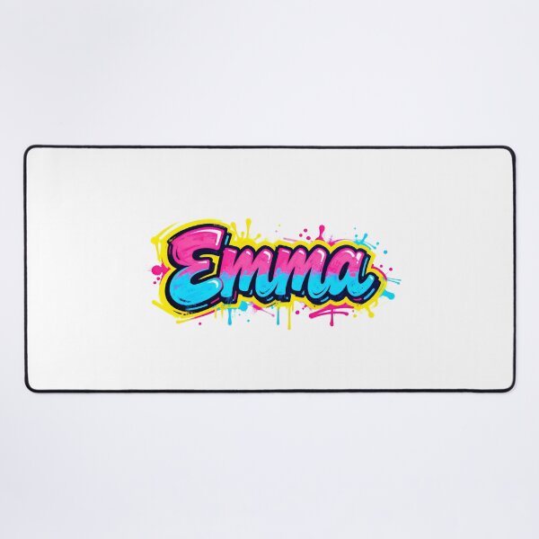 Item preview, Emma name logo in colorful street art graffiti style designed and sold by SparkleVibes.