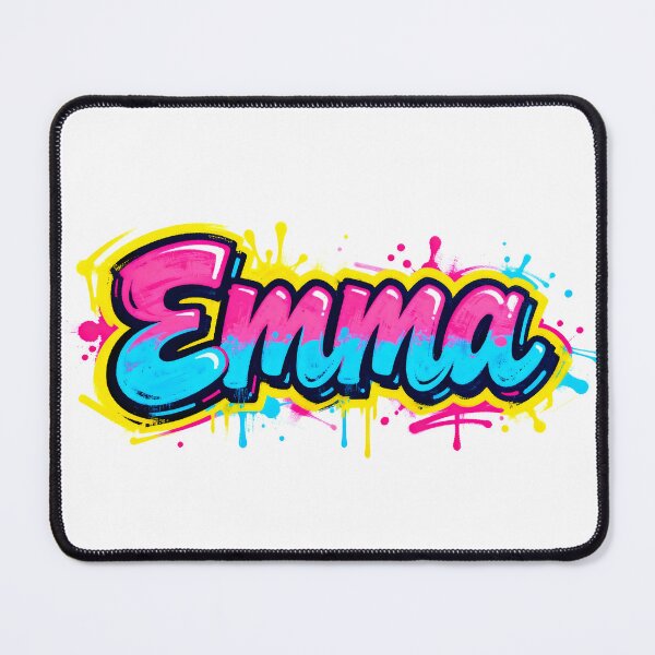 Item preview, Emma name logo in colorful street art graffiti style designed and sold by SparkleVibes.