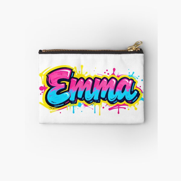 Item preview, Emma name logo in colorful street art graffiti style designed and sold by SparkleVibes.