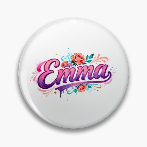 Item preview, Emma name logo in colorful street art graffiti style designed and sold by SparkleVibes.