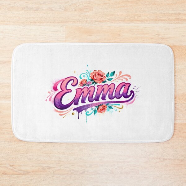 Item preview, Emma name logo in colorful street art graffiti style designed and sold by SparkleVibes.