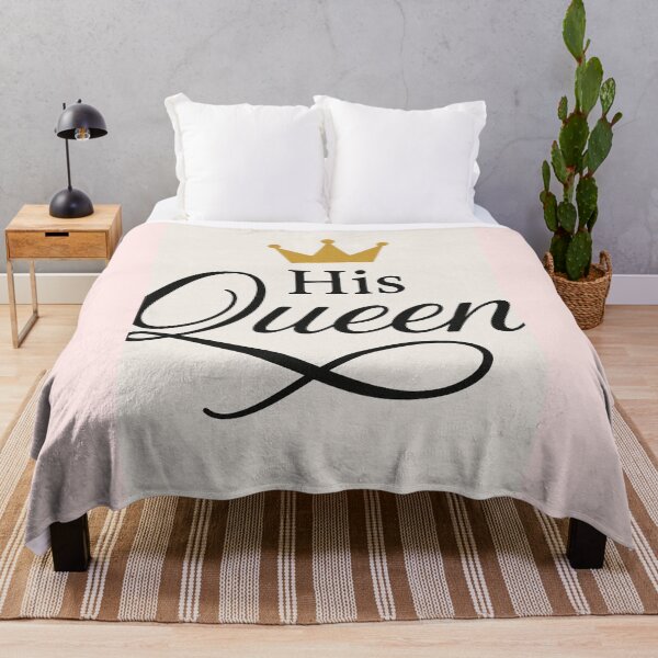 Item preview, His Queen Matching Couple King Queen | Valentine Gift Set designed and sold by Lyvion design.