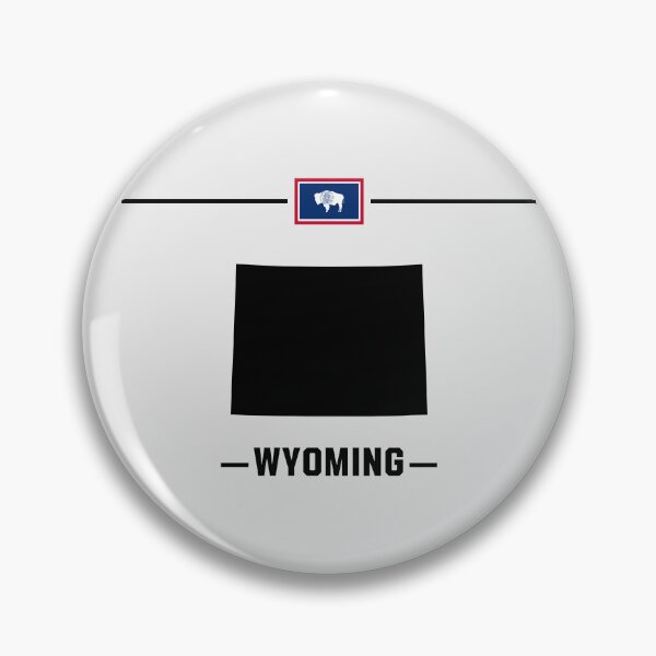 Item preview, Wyoming State Silhouette - Classic American West Pride designed and sold by mashmosh.
