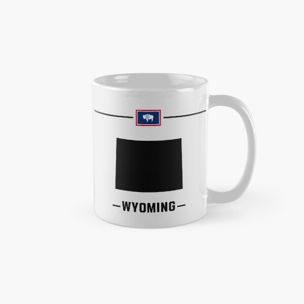 Item preview, Wyoming State Silhouette - Classic American West Pride designed and sold by mashmosh.