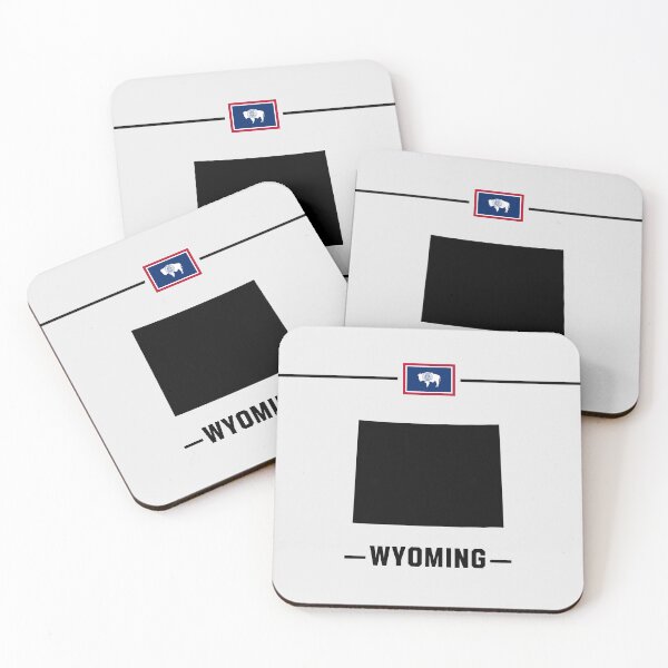 Item preview, Wyoming State Silhouette - Classic American West Pride designed and sold by mashmosh.