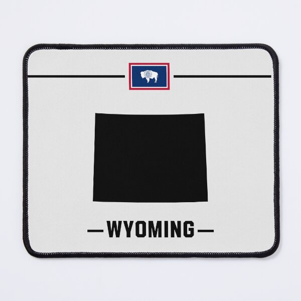 Item preview, Wyoming State Silhouette - Classic American West Pride designed and sold by mashmosh.