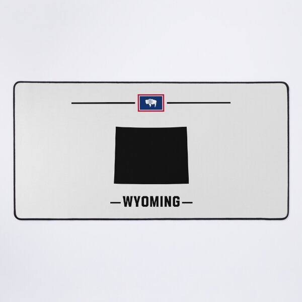 Item preview, Wyoming State Silhouette - Classic American West Pride designed and sold by mashmosh.