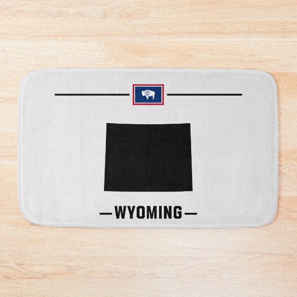 Item preview, Wyoming State Silhouette - Classic American West Pride designed and sold by mashmosh.