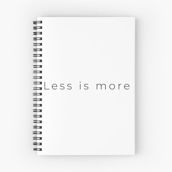 Item preview, Less is More - Modern Minimalist Quote designed and sold by TheMinimalVibe.