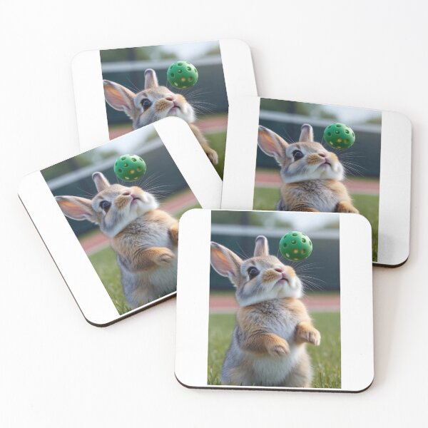 Item preview, Bunny Pickleball Champion: Adorable Fun on the Court! designed and sold by BigPickleBalls.