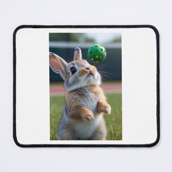 Item preview, Bunny Pickleball Champion: Adorable Fun on the Court! designed and sold by BigPickleBalls.