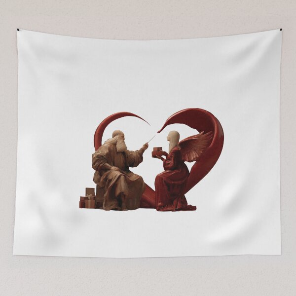 Item preview, Ethereal Valentine's Masterpiece: Angelic Encounter Fashion Statement designed and sold by PluffyPanda.