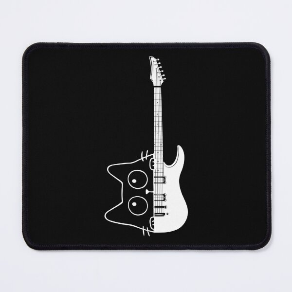 Item preview, Vintage Yorkie Rock Funny Cat Playing Guitar Rock Style designed and sold by faridman.