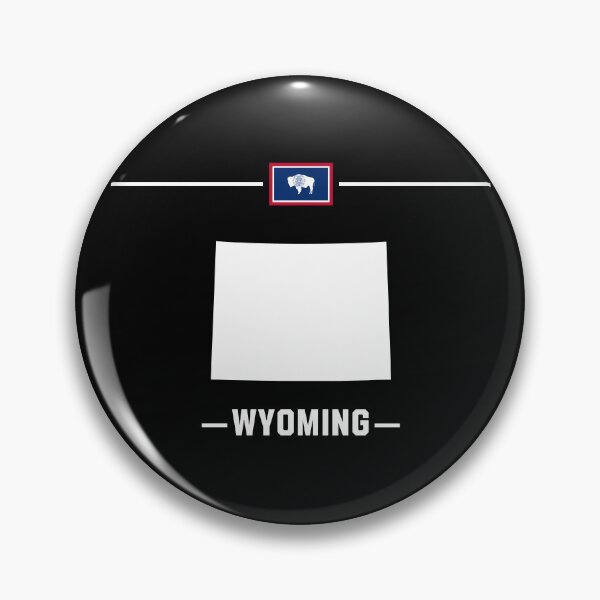 Item preview, Wyoming State Silhouette - Elegant Minimalist Flag Design designed and sold by mashmosh.