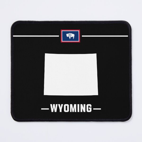 Item preview, Wyoming State Silhouette - Elegant Minimalist Flag Design designed and sold by mashmosh.