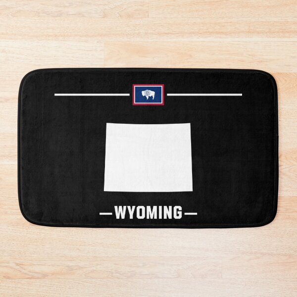 Item preview, Wyoming State Silhouette - Elegant Minimalist Flag Design designed and sold by mashmosh.
