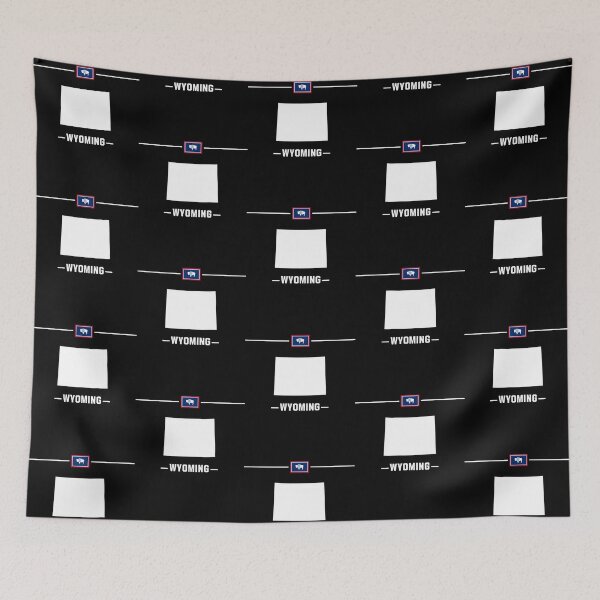 Item preview, Wyoming State Silhouette - Elegant Minimalist Flag Design designed and sold by mashmosh.