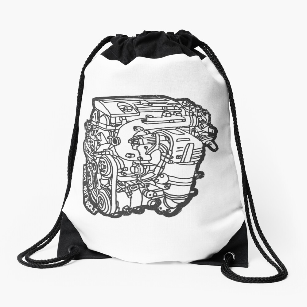 Honda Civic Type R FK2 K20C1 Engine Drawstring Bag